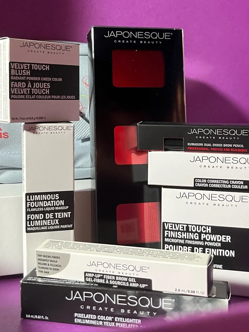 JAPONESQUE - MAKEUP COLLECTION and ADIDAS BAG